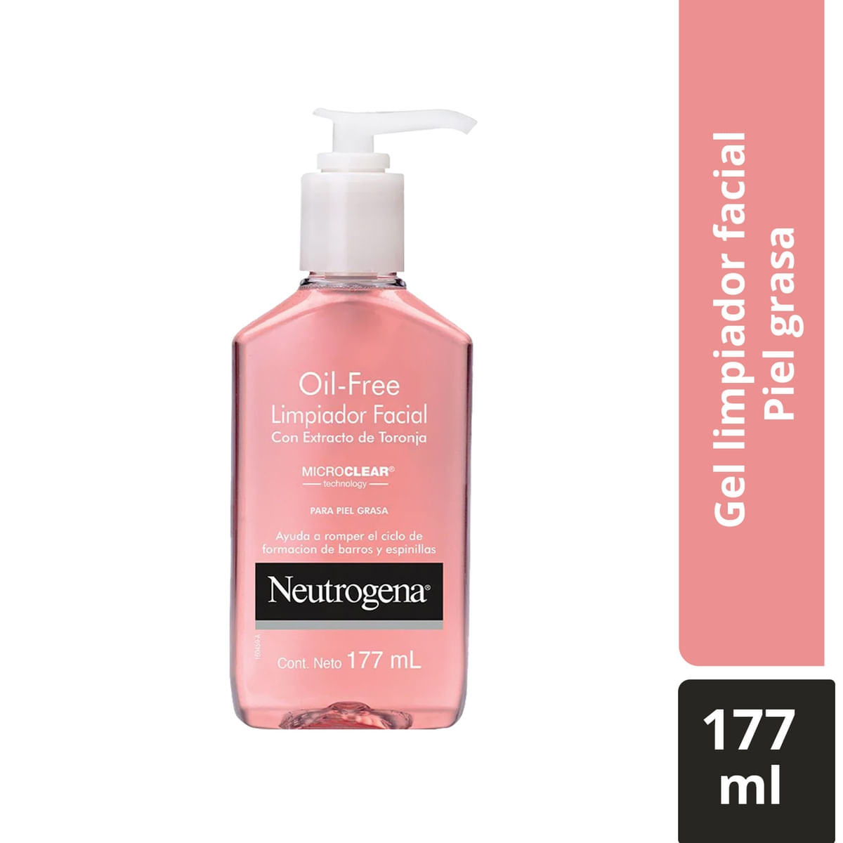 Neutrogena Gel Limpiador Pink Grapefruit X 177 Ml