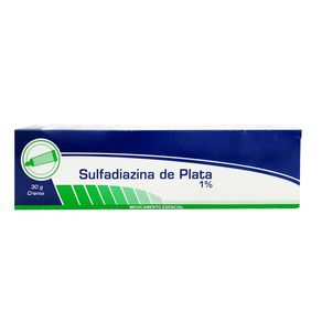 Sulfadiazina De Plata 1 Gr Crema X 30 Gr