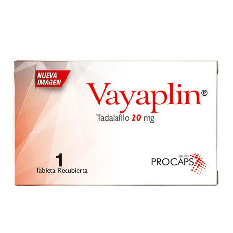 Vayaplin Tadalafilo 20 Mg X 1 Tabl