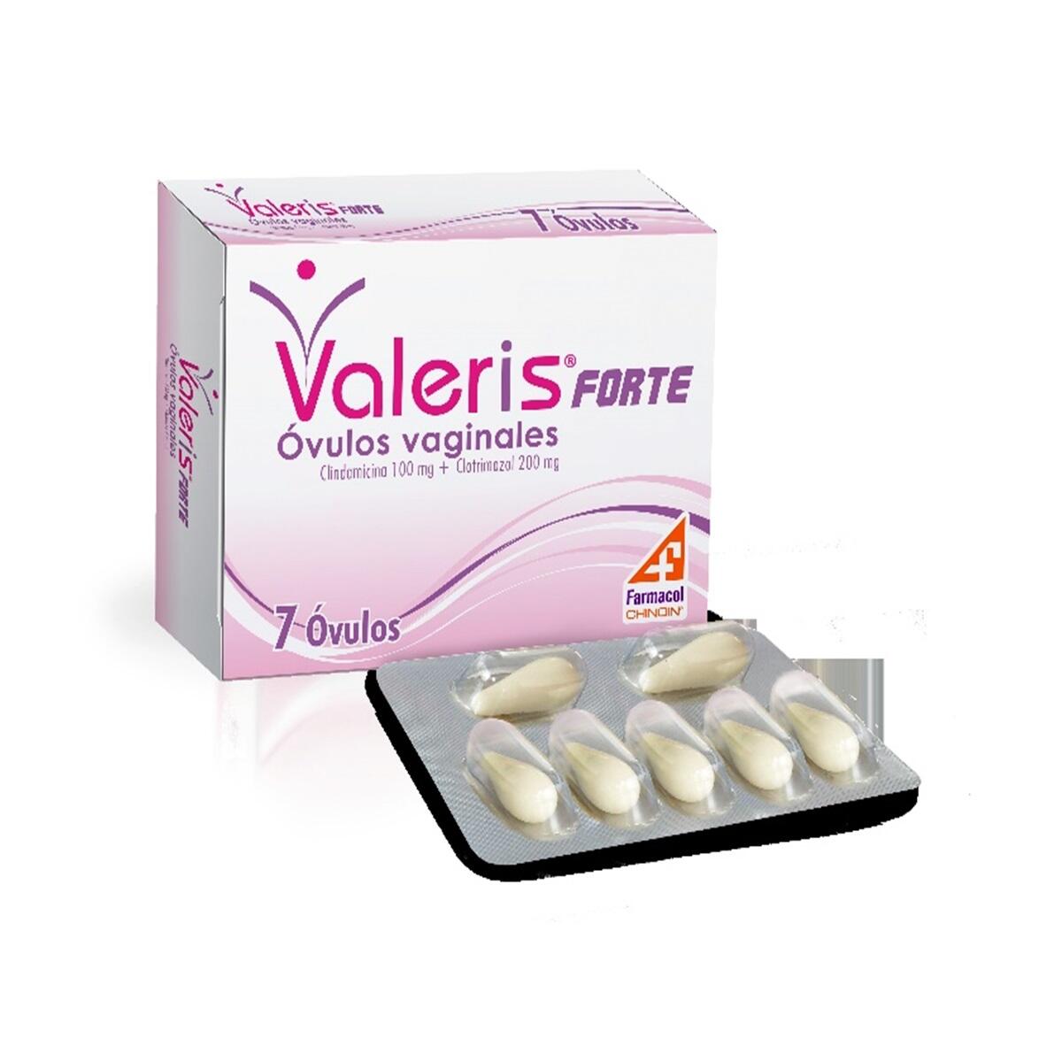 Valeris Forte Clindamicina/clotrimazol 100/200 Mg X 7 Ovulos
