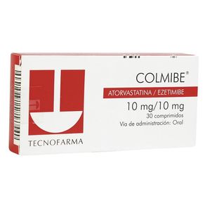 Colmibe Ezetimiba/atorvastatina 10/10 Mg X 30 Comp