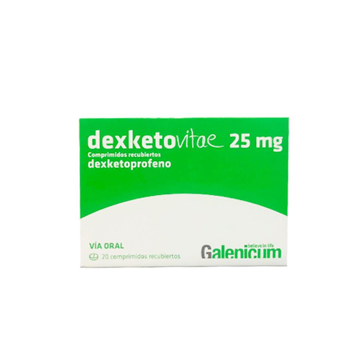 Dexketovitae Desketoprofeno 25 Mg X 20 Comprimidos