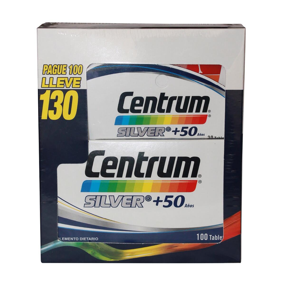 Centrum Silver Pague 100 Lleve 130 Tabl