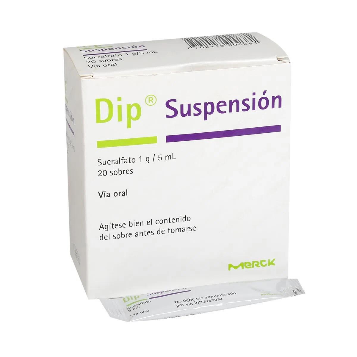 Dip Sucralfato 1 G X 20 Sobres