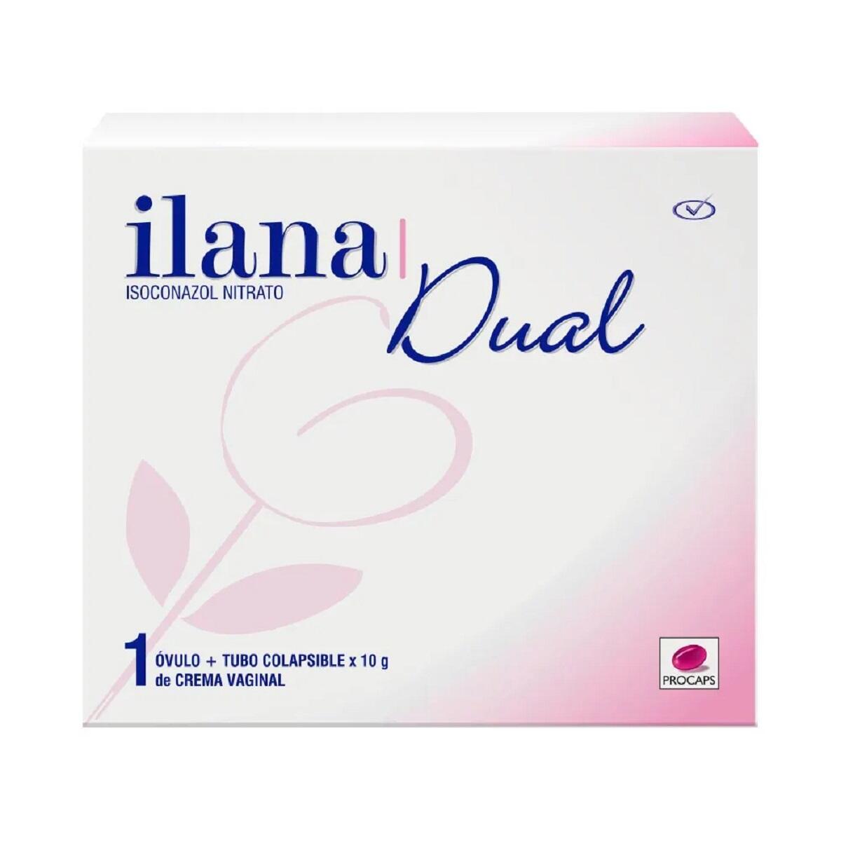 Ilana Dual Isoconazol 6001 Mg X 1 Ovulo Crema X 10 Gr