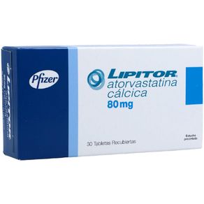 Lipitor Atorvastatina 80 Mg X 30 Tabl