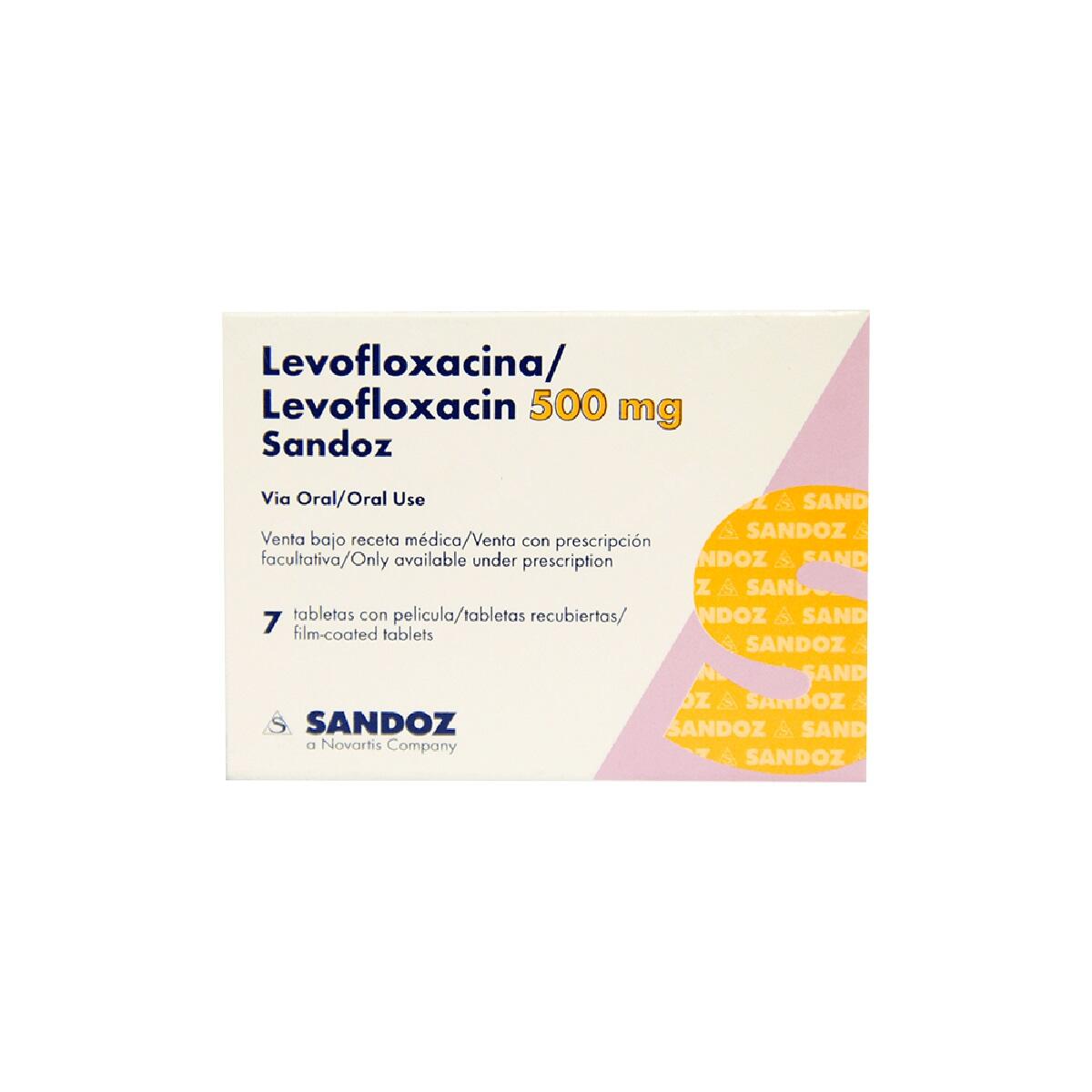 Levofloxacina 500 Mg Caja X 7 Tabl