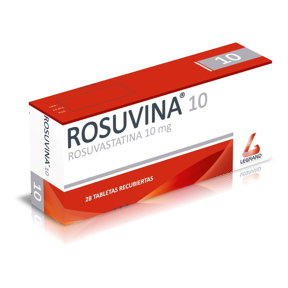 Rosuvina Rosuvastatina 10 Mg X 28 Tabl.