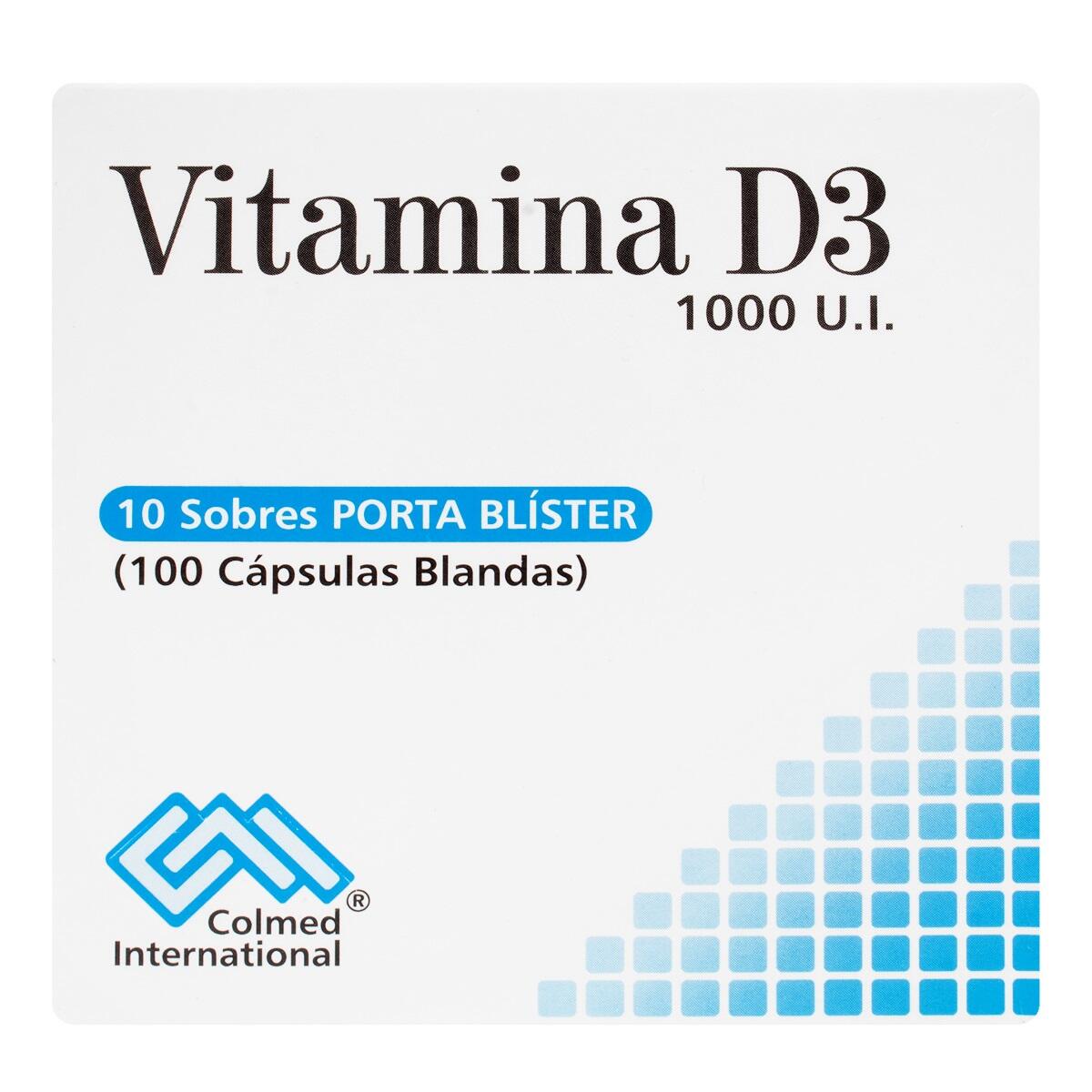 Vitamina D3 1000 U.i X 100 Caps