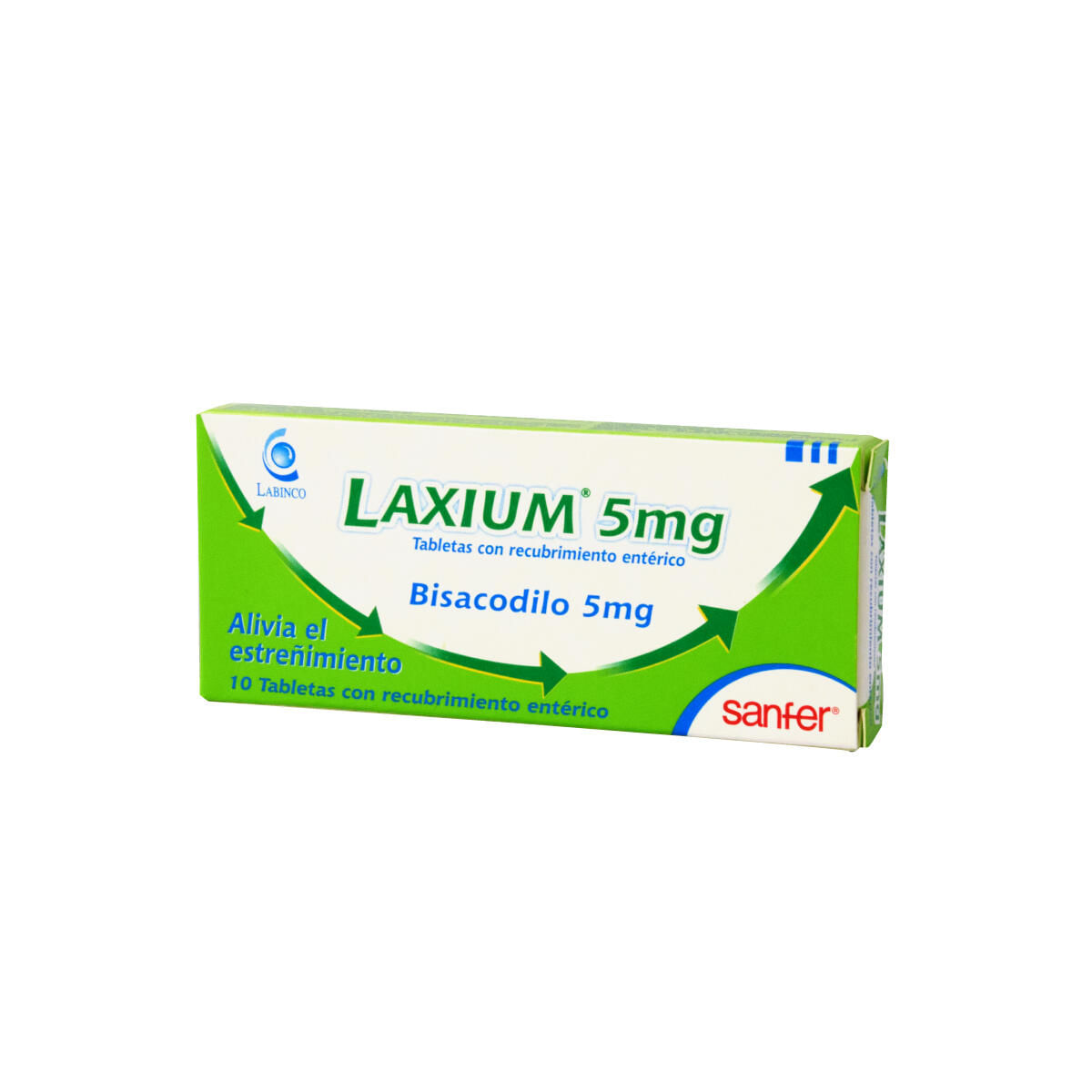 Laxium Bisacodilo 5 Mg X 10 Tabl