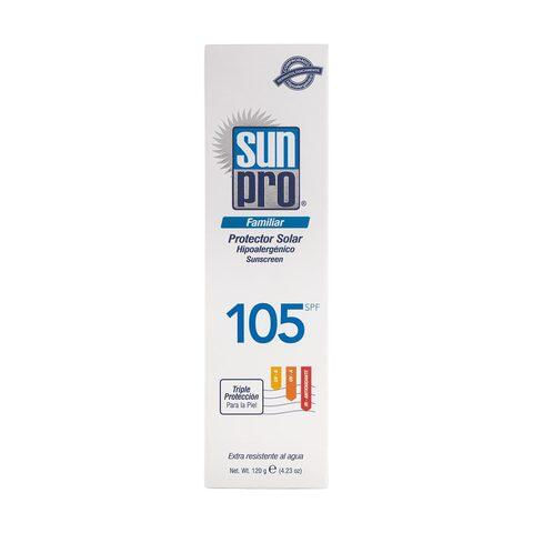 Protector Solar Sunpro Spf 105 X 120 Gr
