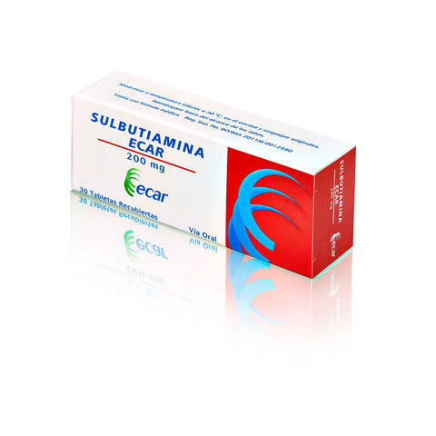 Sulbutiamina 200 Mg X 30 Tabl