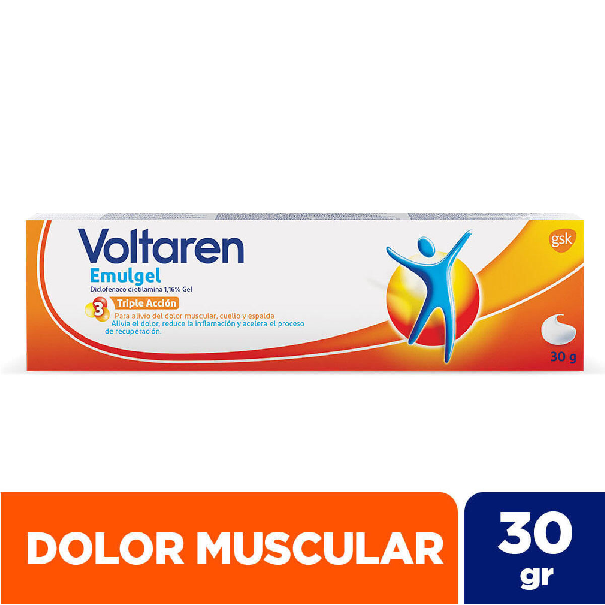 Voltaren Diclofenaco 1% Emulgel X 30 Gr