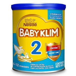 Formula Infantil Baby Klim 2 X 400 Gr