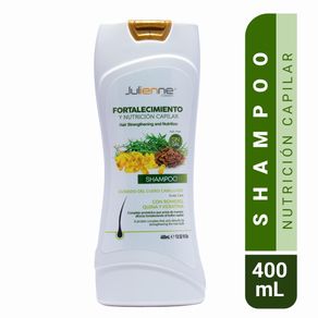 Shampoo Julienne Fortalecimiento Con Romero Quina Y Keratina X 400 Ml
