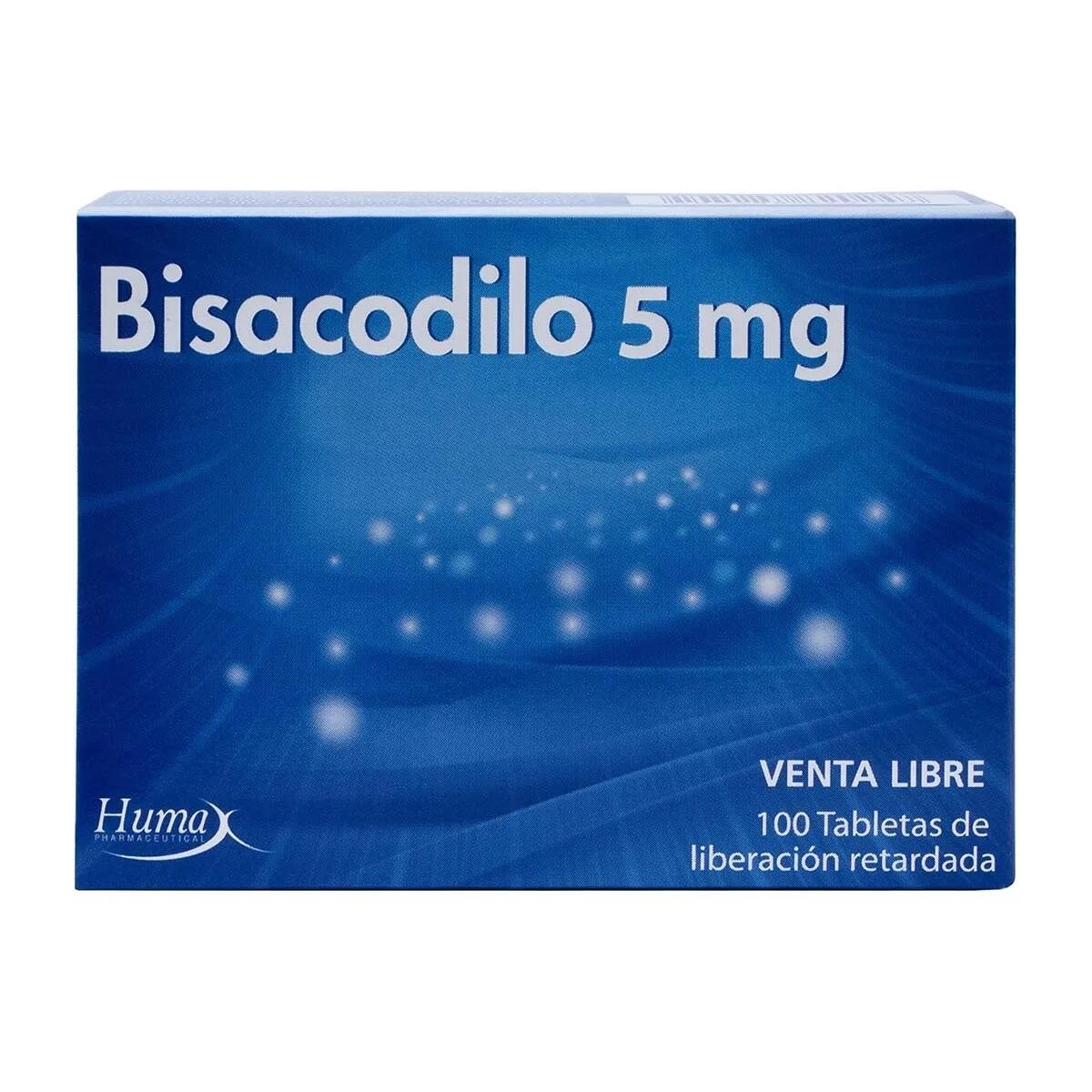 Bisacodilo 5 Mg X 100 Tabl