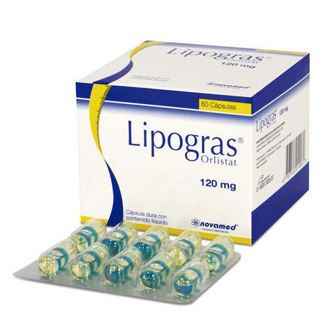 Lipogras Orlistat 120 Mg X 60 Cap