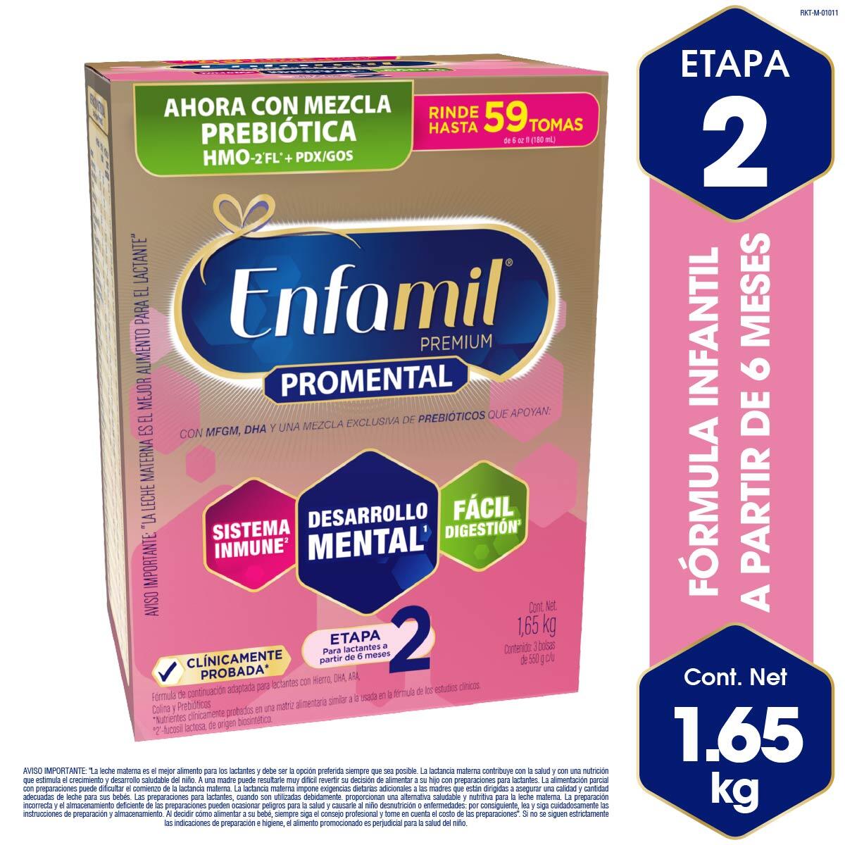 Formula Infantil Enfamil Premium Promental Etapa 2 X 1650 G.