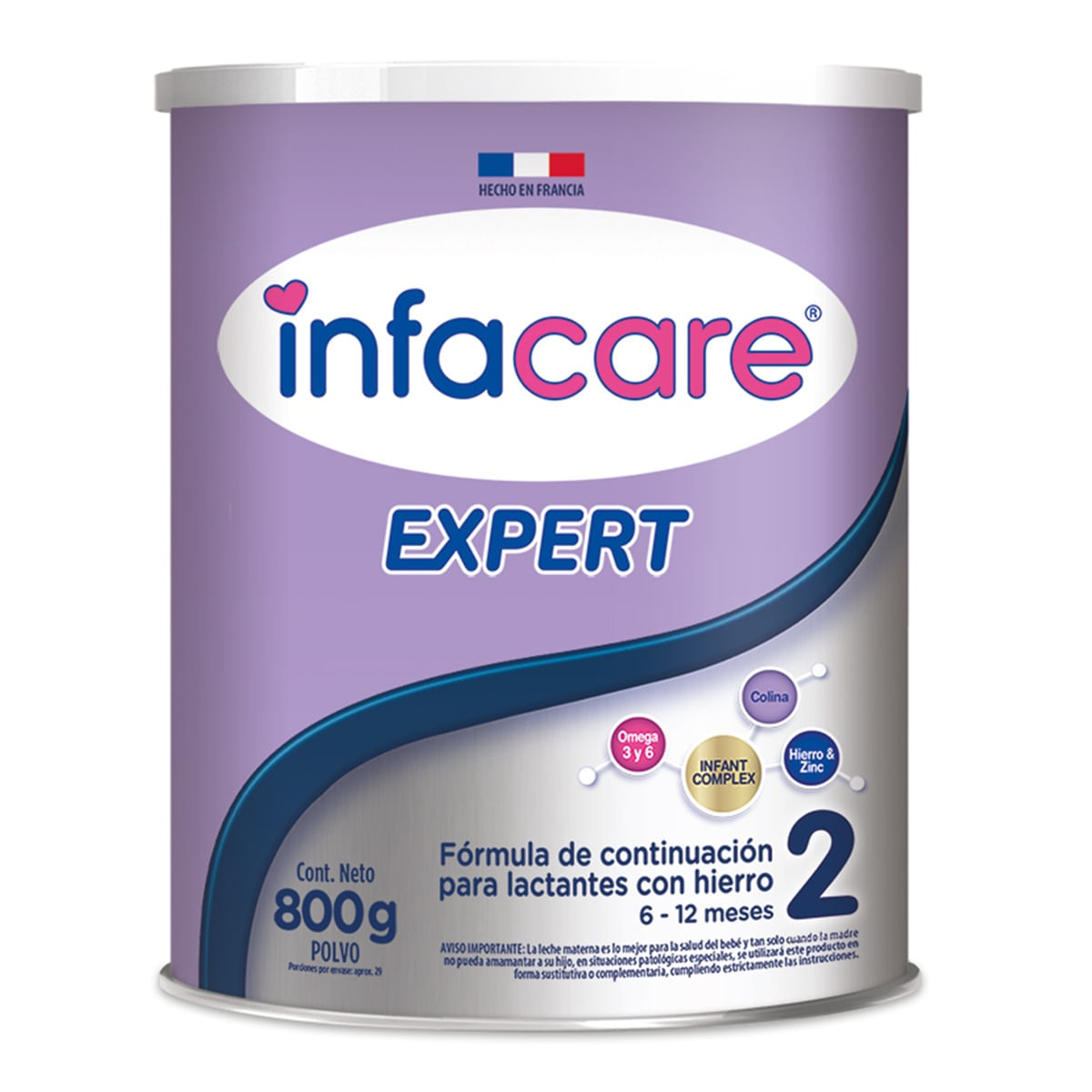 Formula Infantil Infacare Expert 2 X 800 Gr