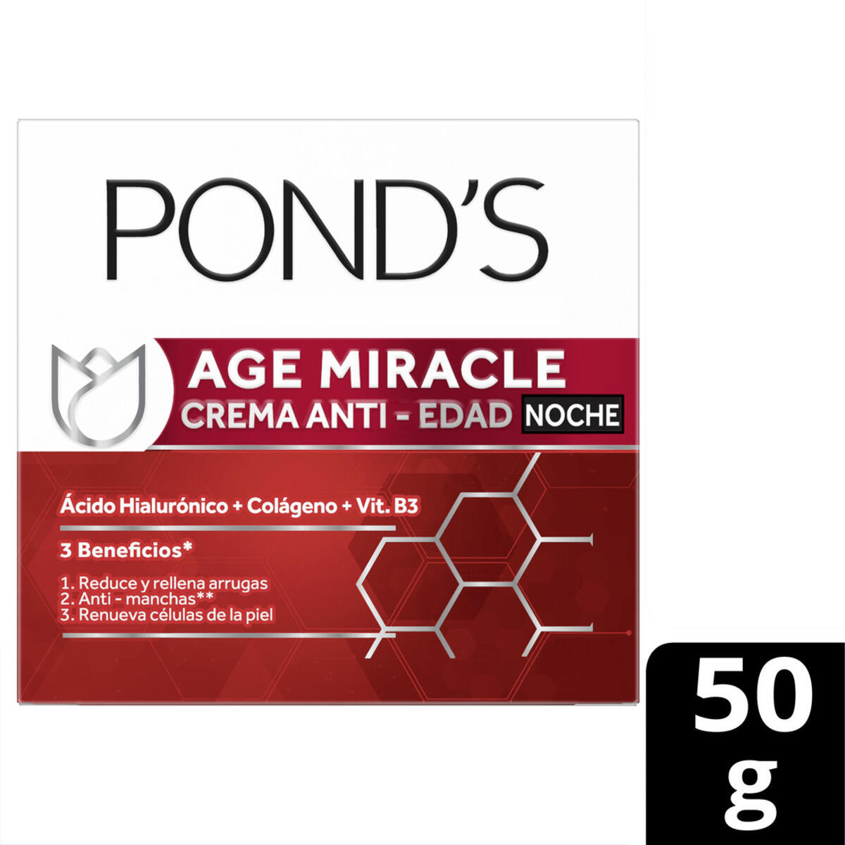 Crema Ponds Age Miracle Dia X 50 Gr