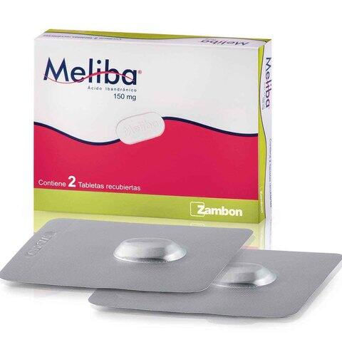 Meliba Acido Ibandronico 150 Mg X 2 Tabl