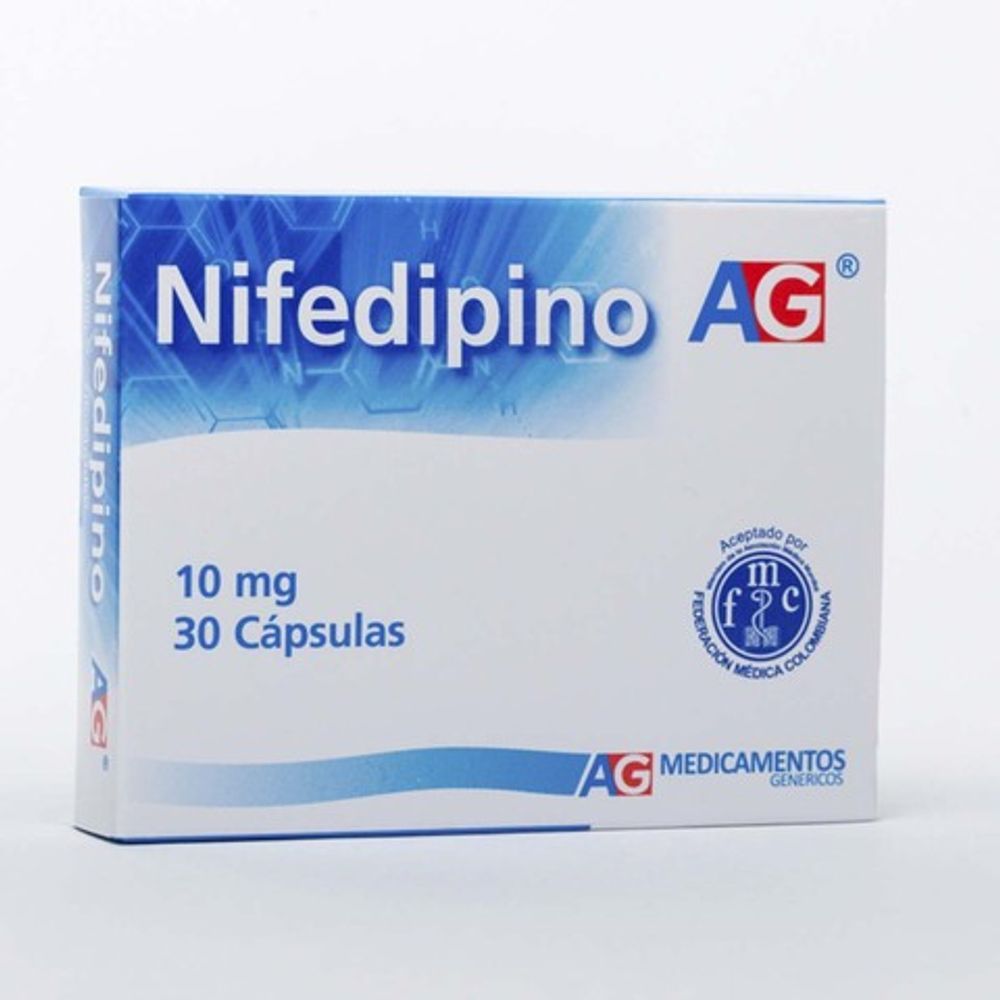 NIFEDIPINO 10 MG CAJA X 30 CAP - unidrogas