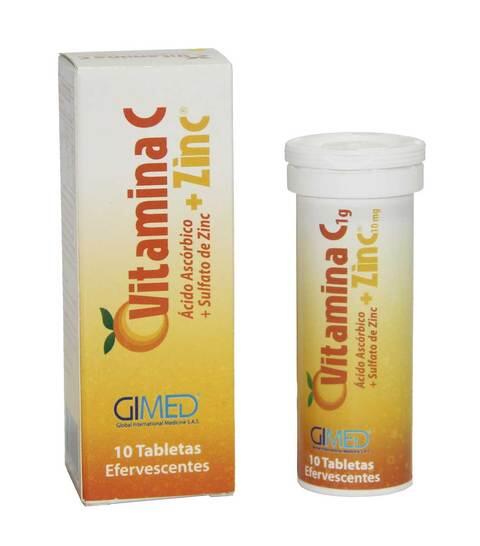 Vitamina C + Zinc 1 Gr Eferv X 10 Tabl