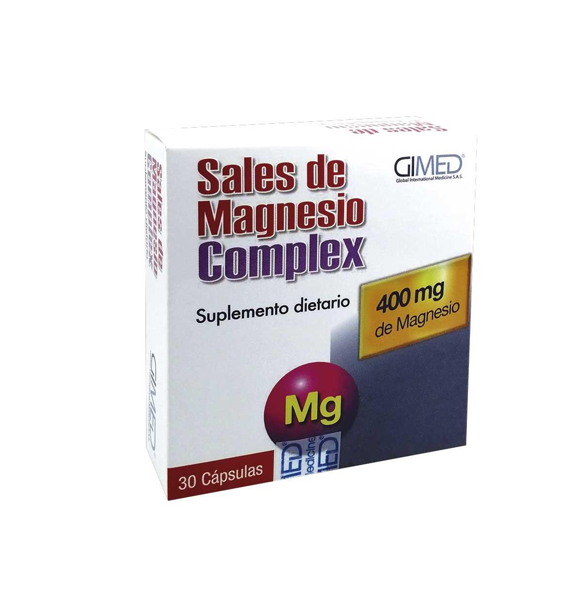 Sales De Magnesio Complex X 30 Cap