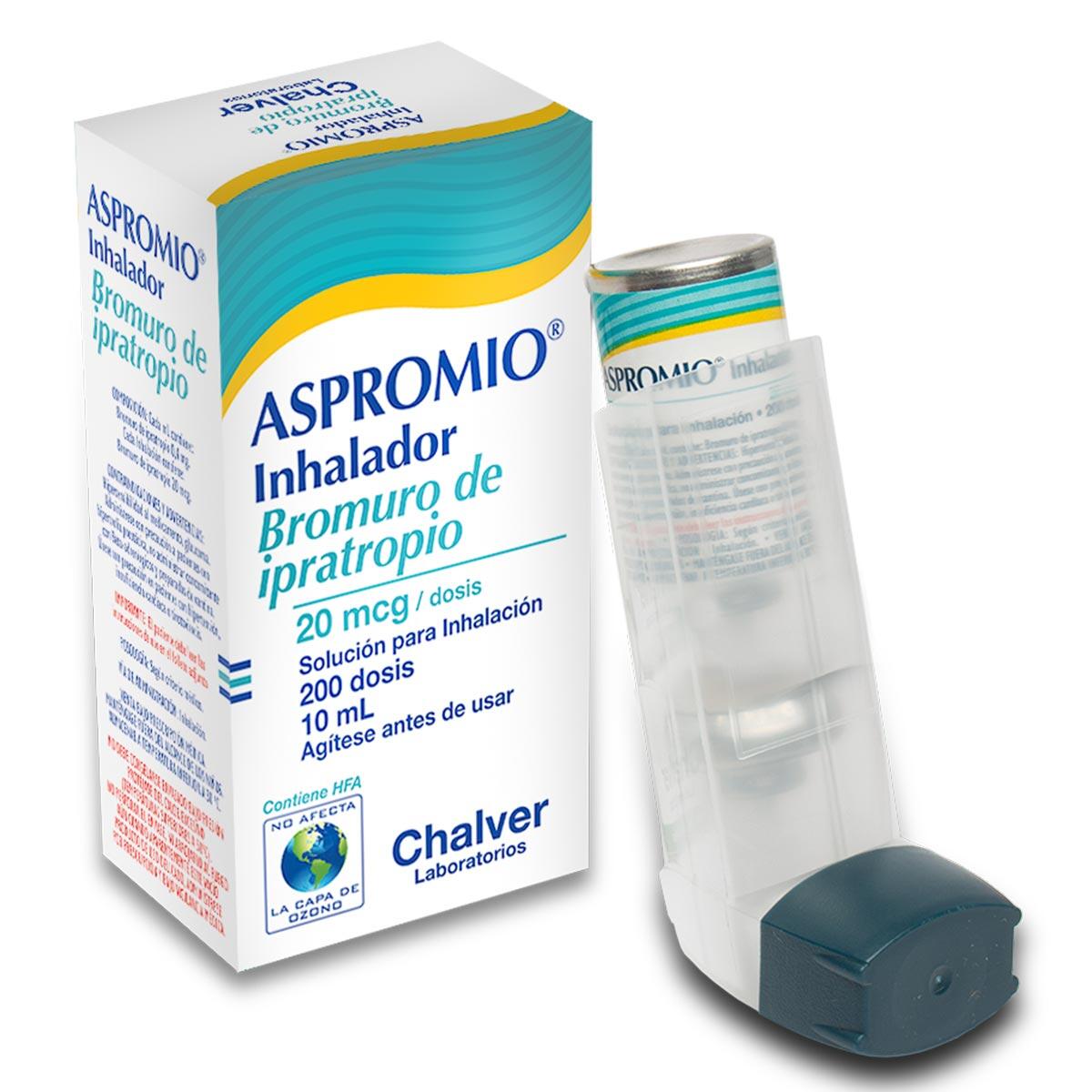 Aspromio Ipratropio 0.4 Mg/ml Inhalador X 200 Dosis