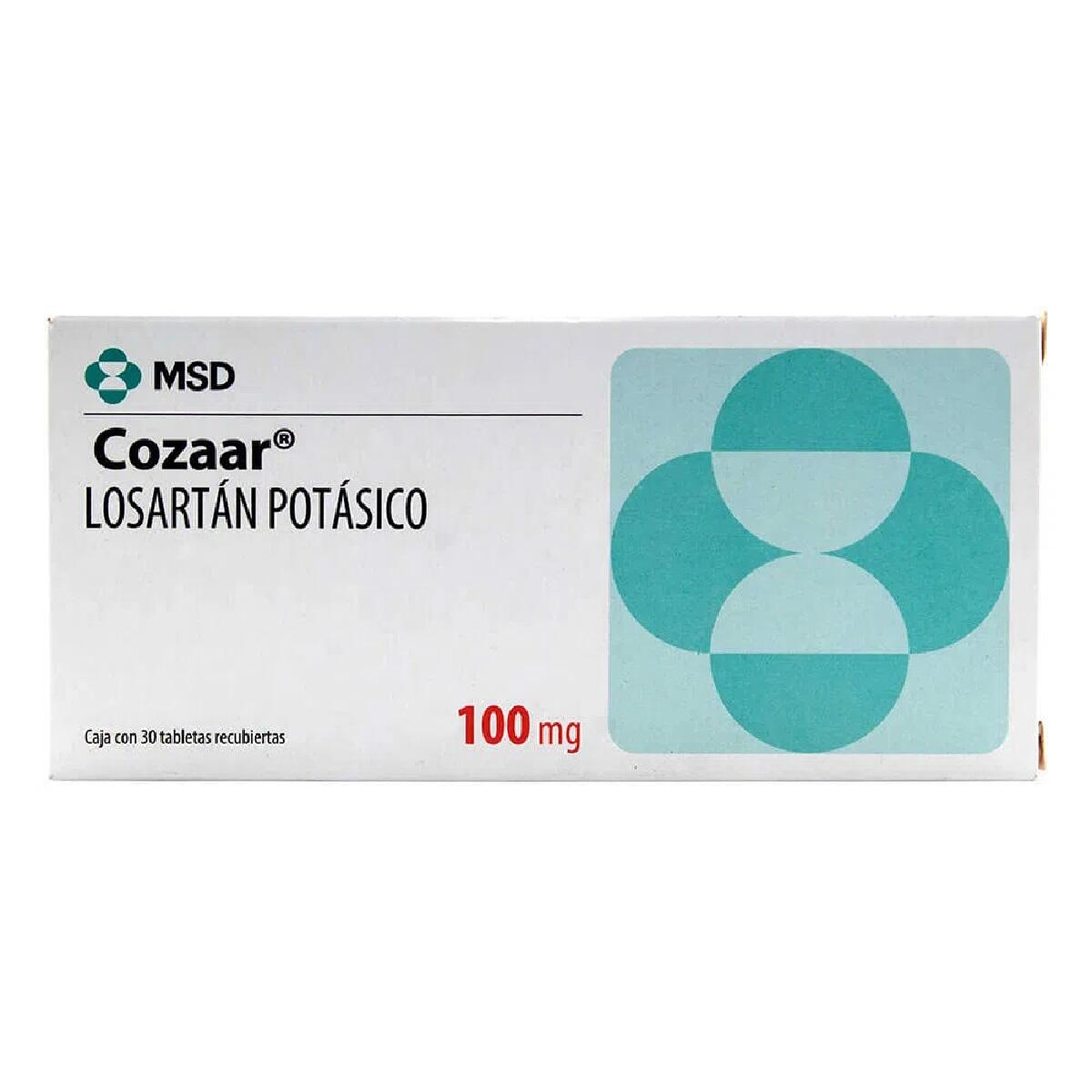 Cozaar Losartan 100 Mg X 30 Tabl