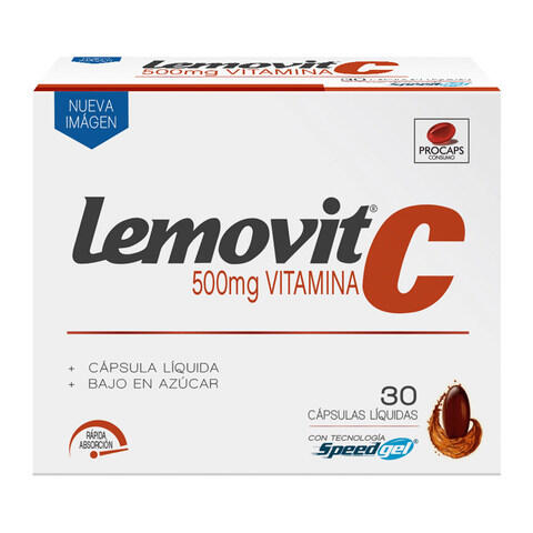 Lemovit C Vitamina C 500 Mg X 30 Caps