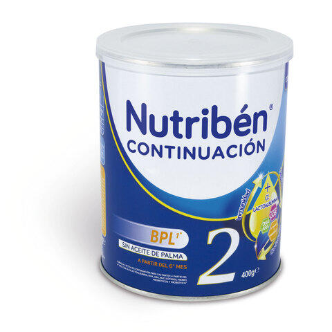 Formula Infantil Nutriben Continuacion 2 X 400 Gr