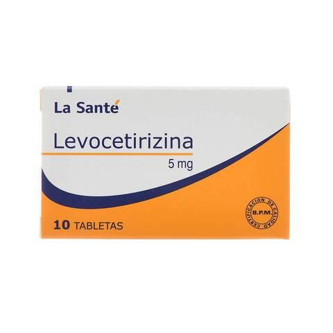 Levocetirizina 5 Mg X 10 Tabl