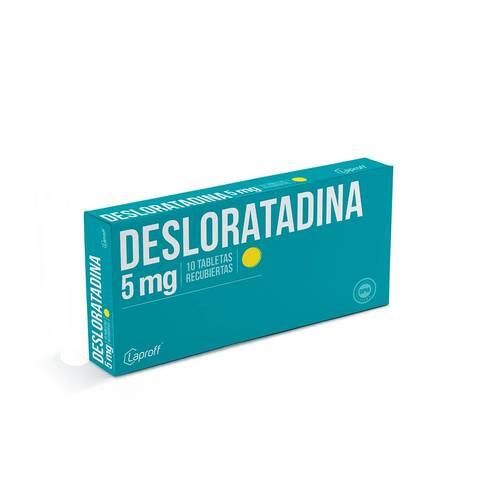 Desloratadina 5 Mg X 10 Tabl