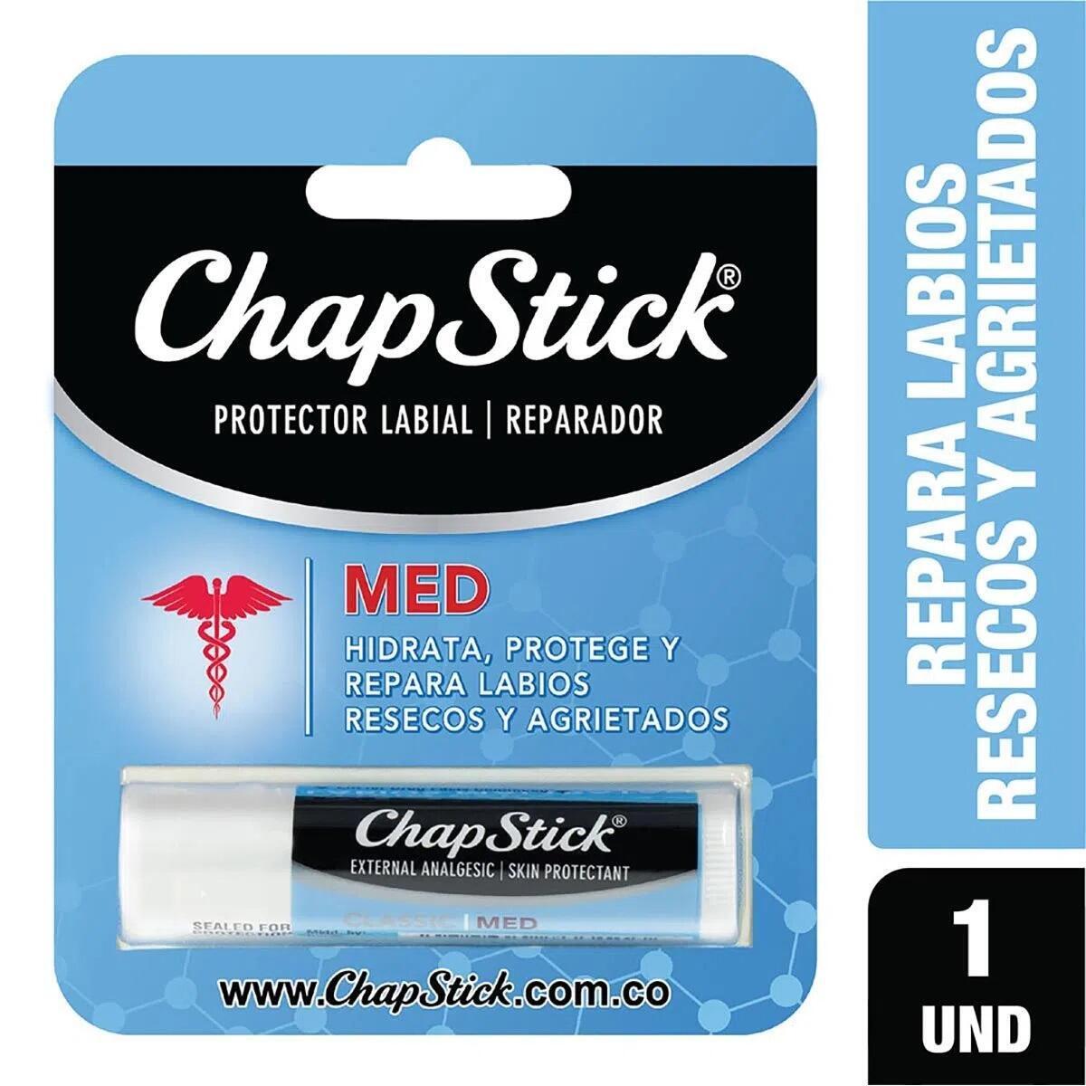 Chap Stick Protector Labial Medicado X 4.2 Gr