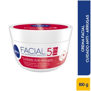 Crema Facial Nivea Cuidado Anti Arrugas X 100 Ml