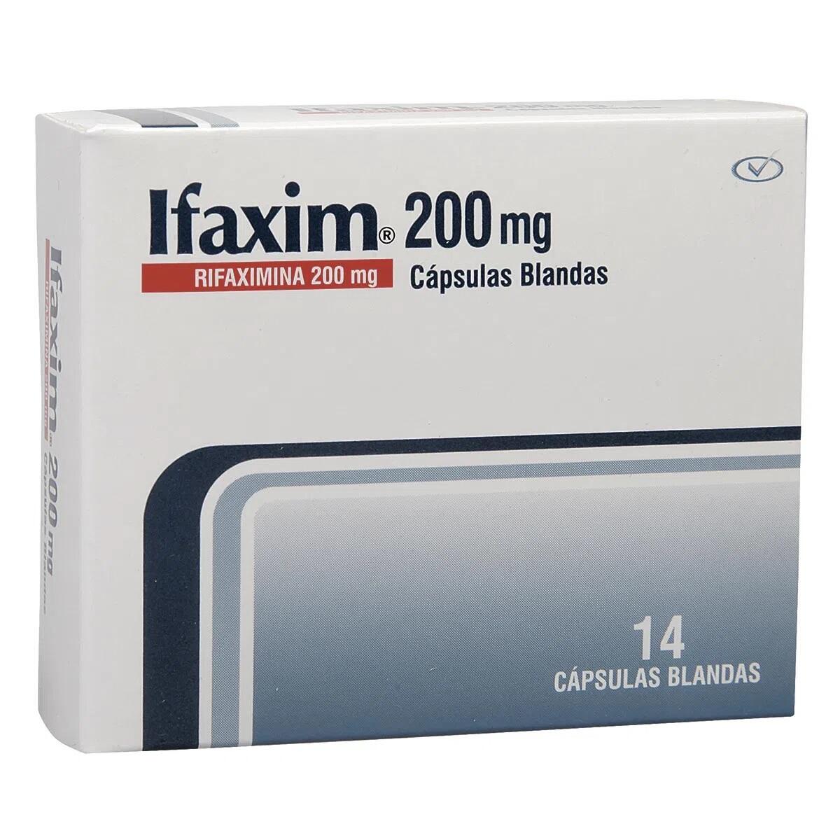 Ifaxim Rifaximina 200 Mg X 14 Cap