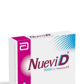 Nuevi D Vitamina D3 7000 Ui X 4 Tabl
