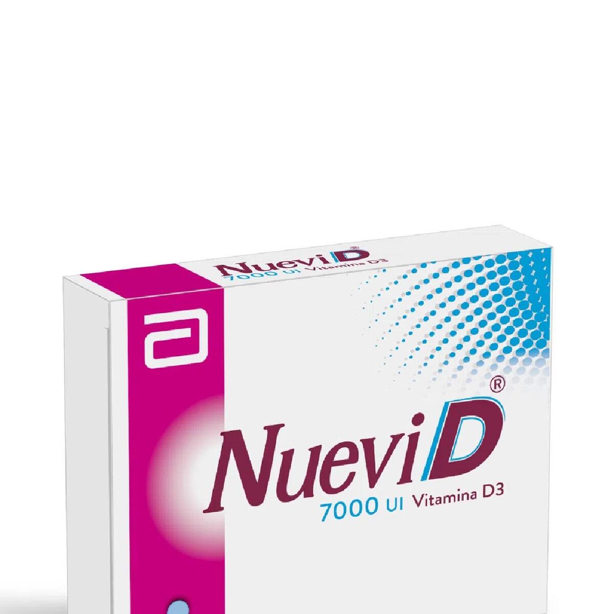 Nuevi D Vitamina D3 7000 Ui X 4 Tabl