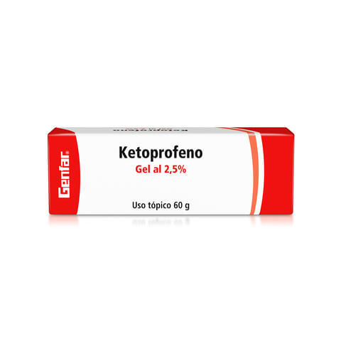 Ketoprofeno 2.5% Gel X 60 Gr