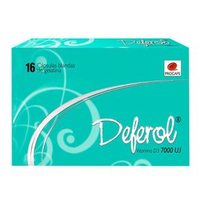 Deferol Vitamina D3 7000 U.i X 16 Cap