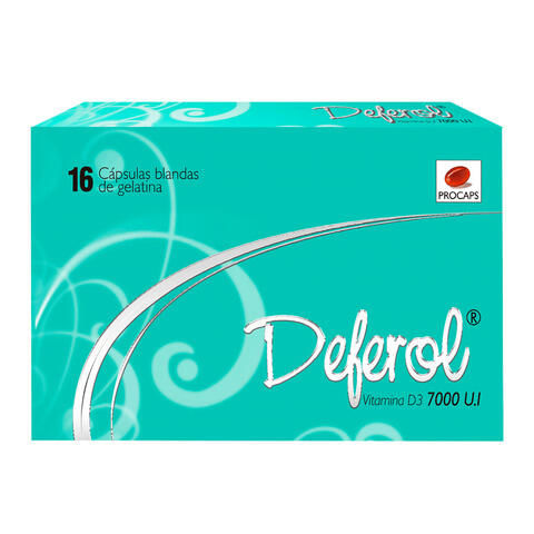 Deferol Vitamina D3 7000 U.i X 16 Cap