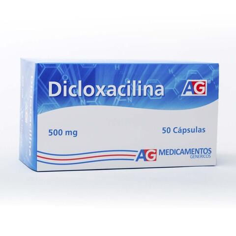 Dicloxacilina 500 Mg X 50 Cap