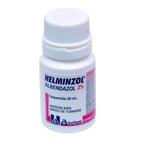 Helminzol Albendazol 400 Mg Suspension X 20 Ml