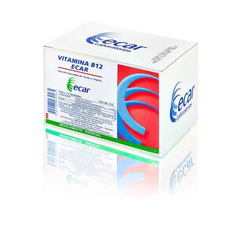 Vitamina B-12 X 10 Ml X 12 Amp