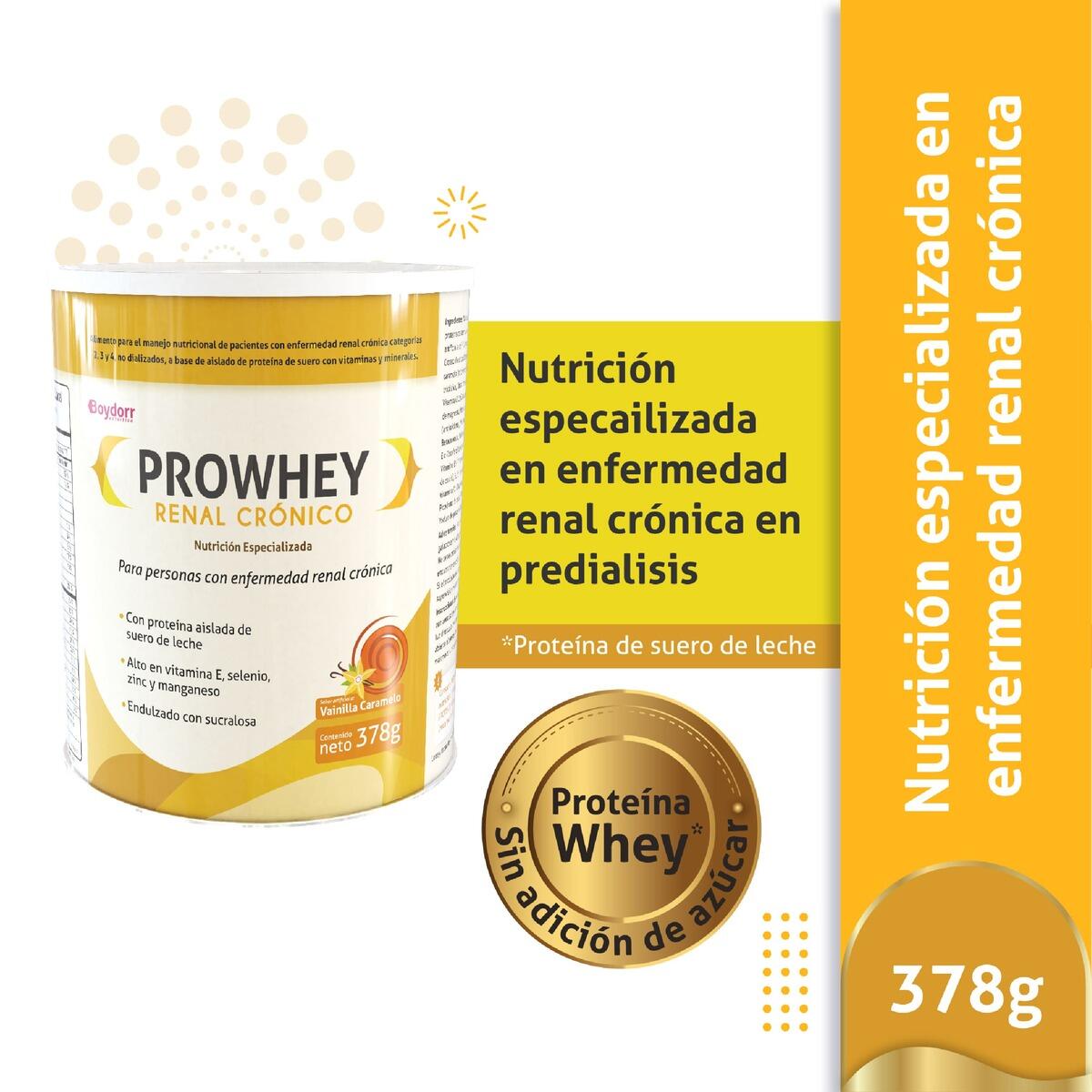 Prowhey Renal Cronico Vainilla Caramelo X 378 Gr