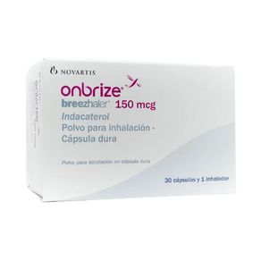 Onbrize Breezhaler Indacaterol 150 Mg X 30 Cap