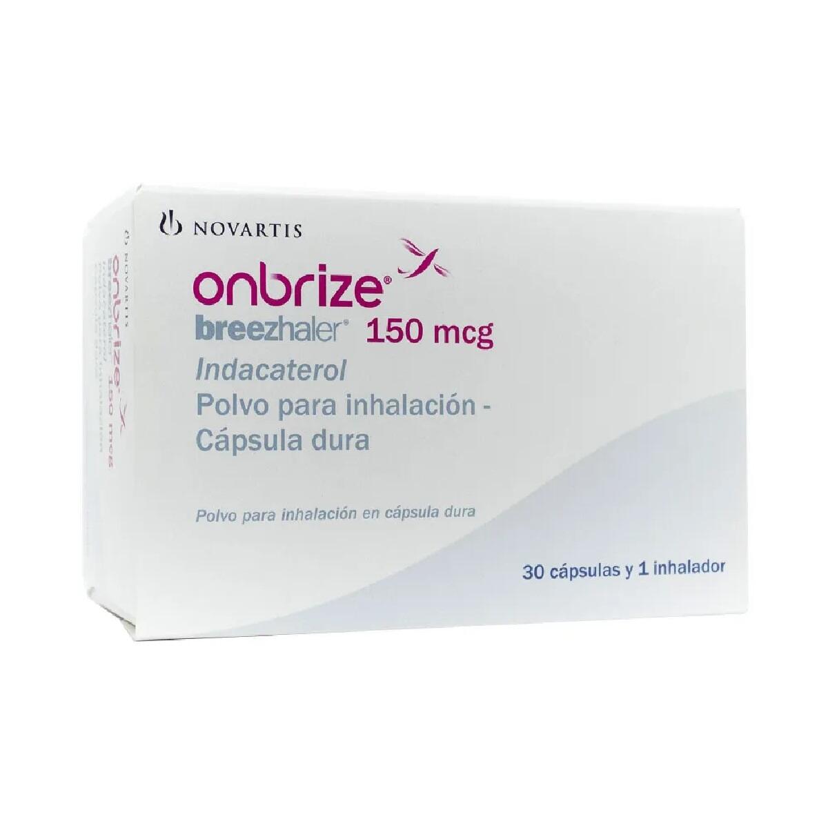 Onbrize Breezhaler Indacaterol 150 Mg X 30 Cap