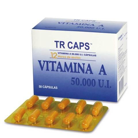 Vitamina A 50000 Ui X 50 Cap