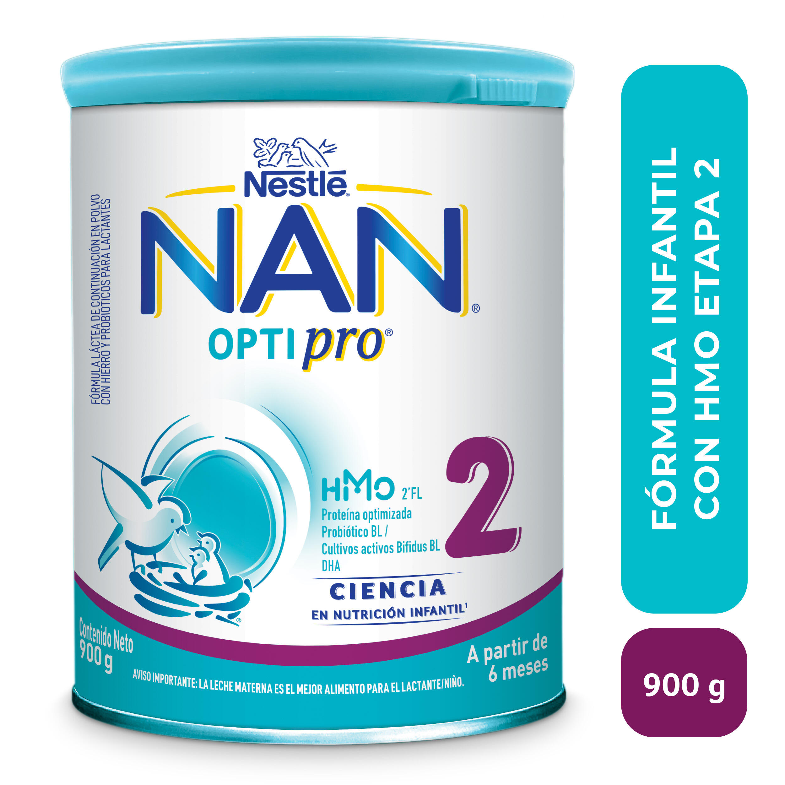 Formula Infantil Nan 2 X 900 Gr